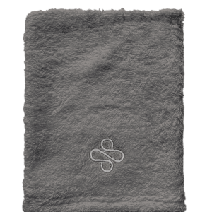 Washandje met logo Alissa Beauté (1 paar) - grijs