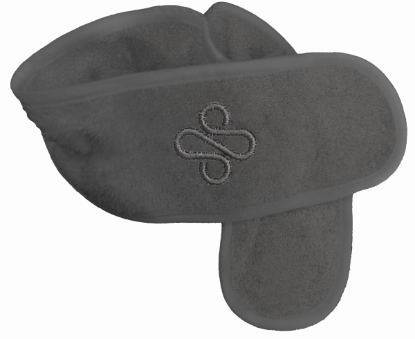 Haarband met Alissa Beauté logo - grijs