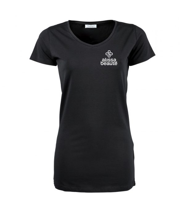 Alissa Beauté - T-shirt met ABlogo - grijs