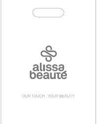 Alissa Beauté - Plastic tas met AB logo | groot - Afbeelding 2