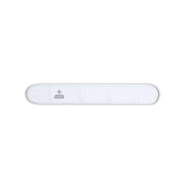 Alissa Beauté - haarband met AB logo - wit