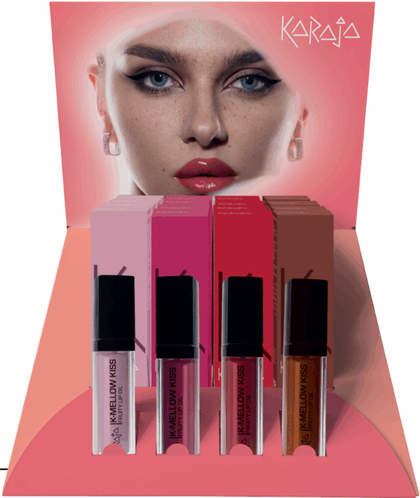 Karaja - K-Mellow Kiss display box (4 testers + 16 verkoopproducten) | PRE ORDER ACTIE
